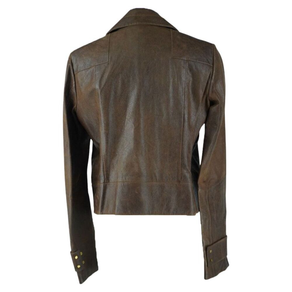 Tom Ford Brown Lamb Leather Jacket - image 3